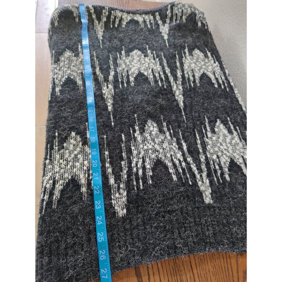 UNIFORM CODE black white Men's long sleeve Abstract Vintage 1990s‎ Cardigan XL - Picture 10 of 15